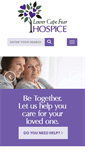 Mobile Screenshot of hospiceandlifecarecenter.org