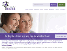 Tablet Screenshot of hospiceandlifecarecenter.org